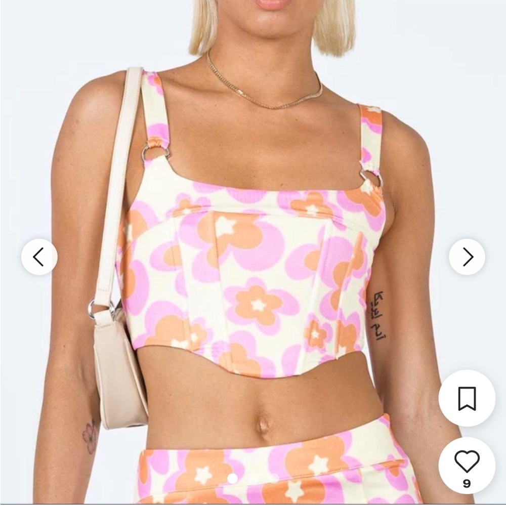 PRINCESS POLLY Flower Child Corset